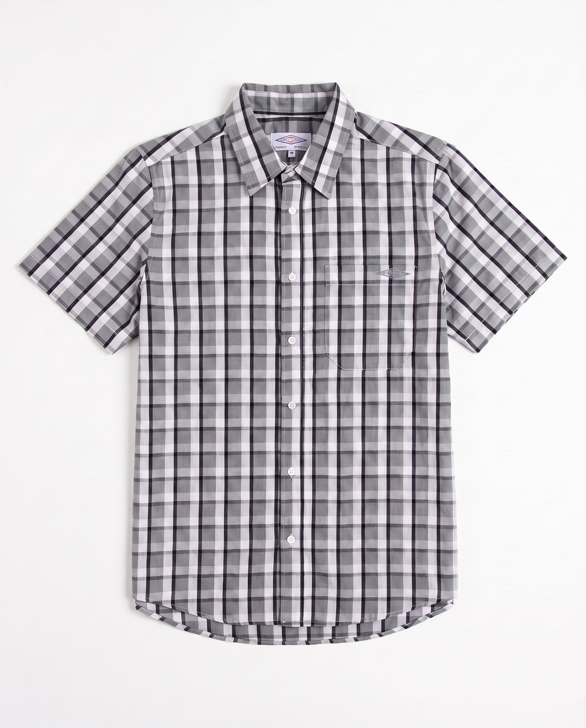 Men's Check Shirt – Stone Check