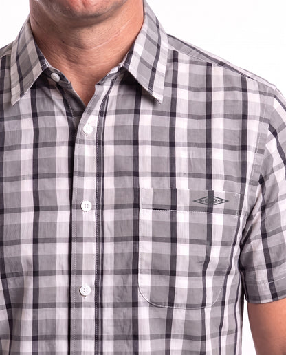 Men's Check Shirt – Stone Check
