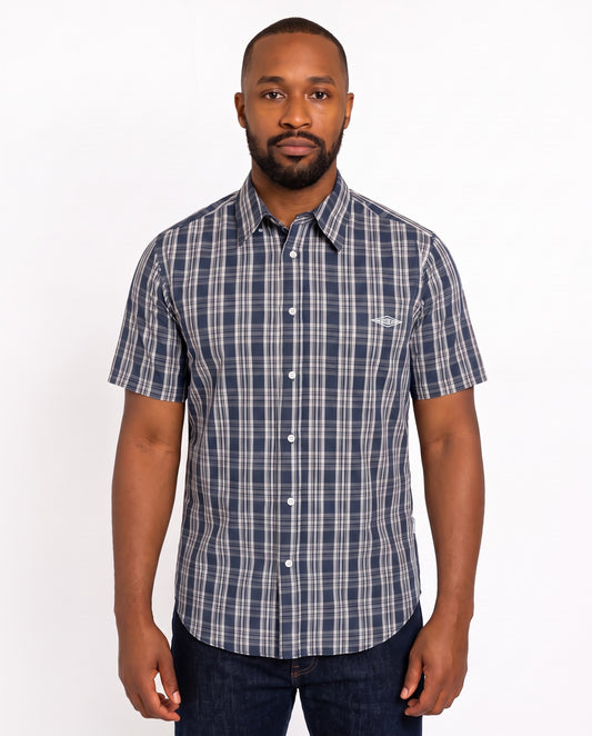 Men's Check Shirt – Navy Check