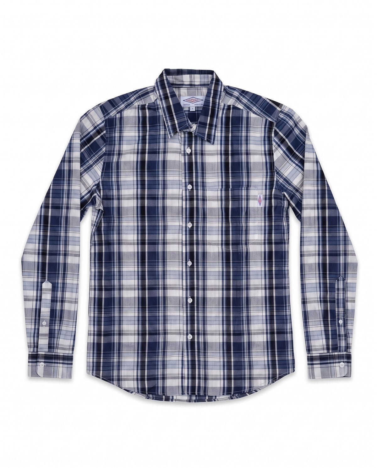 Men's Check Shirt – Blue Check