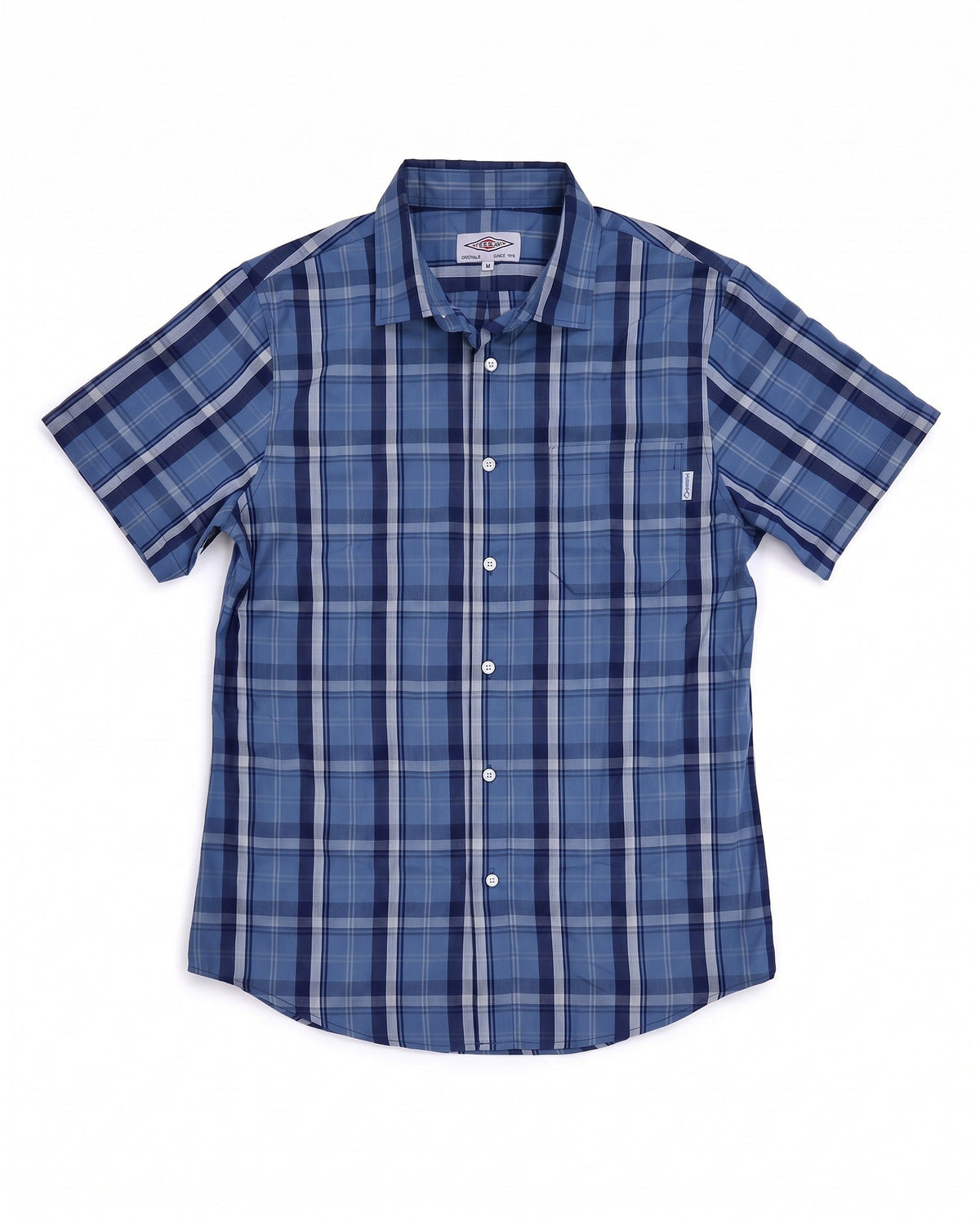 Men's Check Shirt – Light Blue Check