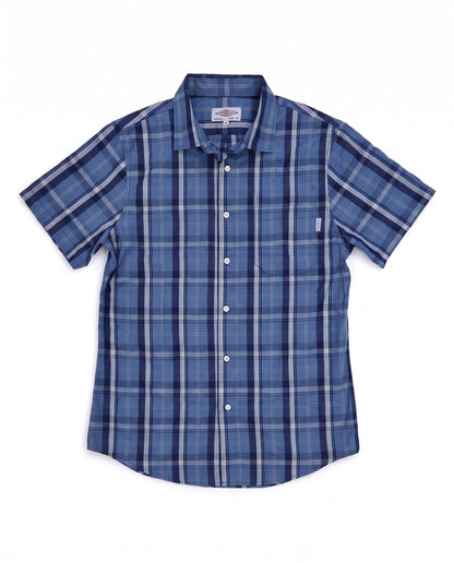 Men's Check Shirt – Light Blue Check