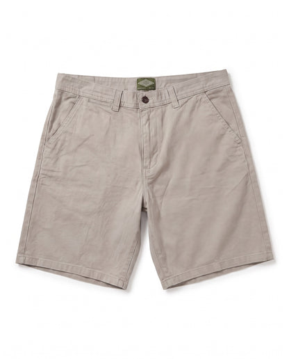 Men's Flat Front Chino Short – Stone