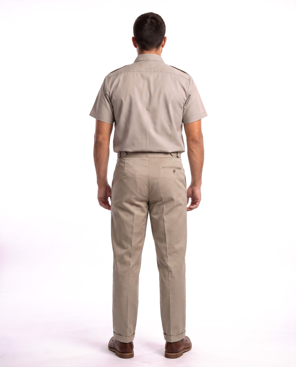 1208 Bush Trousers – Button Fly, Single Pleat